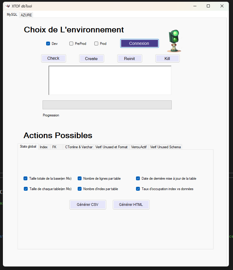 Accueil après connexion